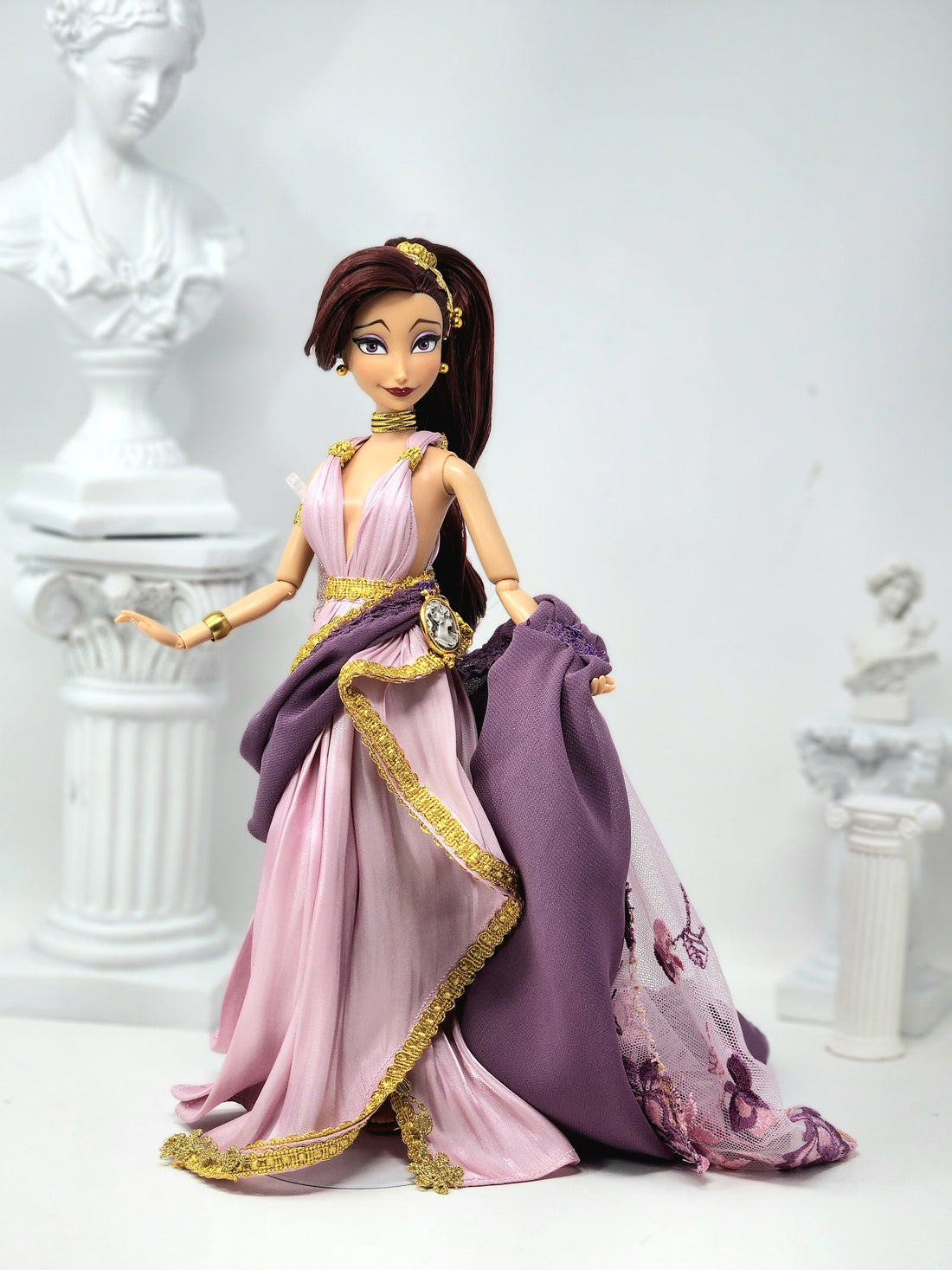 Megara, OOAK Doll, 11.5", OOAK, Ancient Greece, 13-Pc Ensemble, Classic Princess