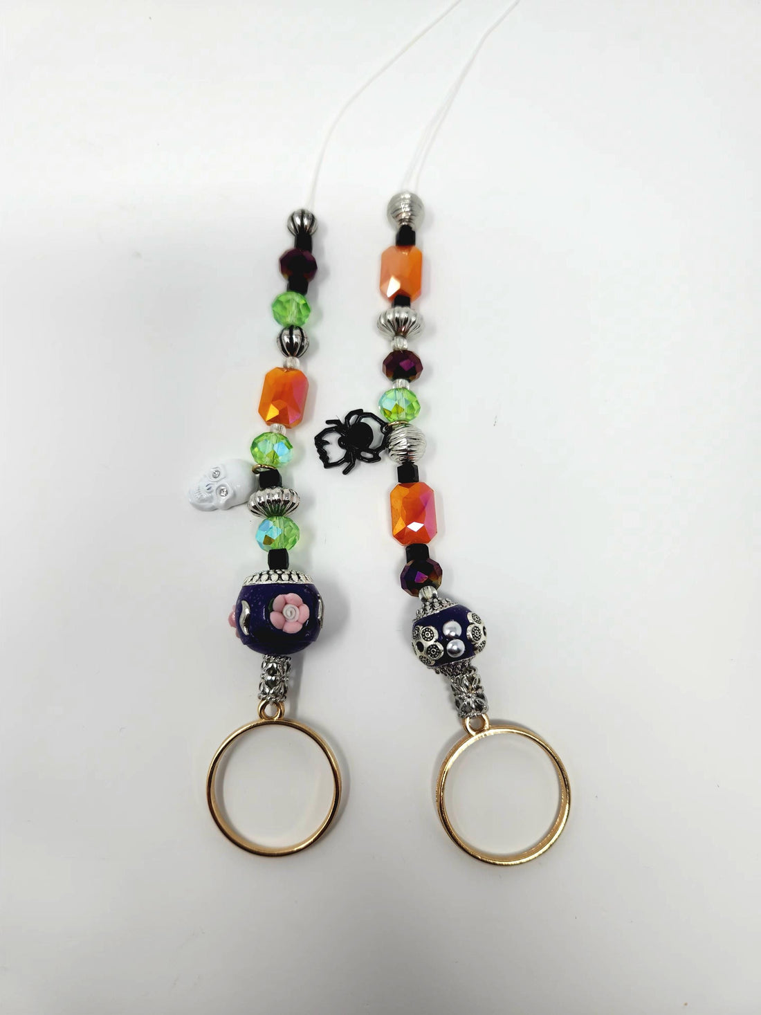 Blythe Doll, 15" Pull String, OOAK, 6" Beaded, Halloween, Custom, Bespoke, Blythe Pulls
